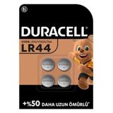 Duracell LR44 1.5 Volt 4'lü Alkalin Düğme Pil