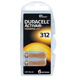 Duracell No:312 6'lı Paket Kulaklık Pili