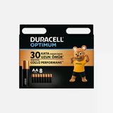 Duracell Optimum 8’Li Aa Alkalin Kalem Pil (4'Li Paket)
