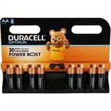 Duracell Optimum 8’li AA Kalem Pil Yüksek Performans ve Daha Uzun Ömür