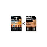 Duracell Optimum AAA Alkalin İnce Kalem Pil 6’lı Paket + AA Alkalin Kalem Pil 6'lı Paket