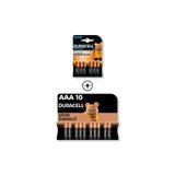 Duracell Optimum AAA Alkalin Kalem Pil 6’lı Paket + AAA Alkalin Kalem Pil 10'lu Paket
