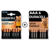 Duracell Optimum AAA Alkalin Kalem Pil 6’lı Paket + AAA Alkalin Kalem Pil, 6'lı Paket