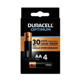 Duracell Optimum Alkalin Aa Kalem Piller 4 Adet Paket
