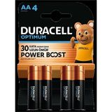 Duracell Optimum Powerboost AA Kalem Pil 4'lü 2 ADET