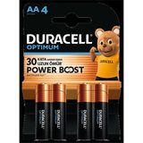 Duracell Optimum Powerboost AA Kalem Pil 4'lü 3 ADET
