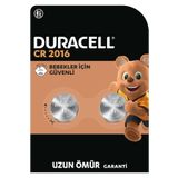 Duracell Özel 2016 Lityum Düğme Piller 3V 2 adet