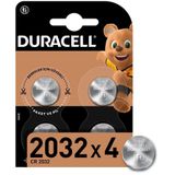Duracell Özel 2032 Lityum Düğme Pil 3V, 4’li paket
