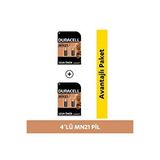 Duracell Özel Alkalin Mn21 Pil 12V 4'Lü Paket (A23 / 23A / V23ga / Lrv08 / 8Lr932)