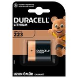 Duracell Özel Yüksek Güçlü Lityum 223 Fotoğraf Pili 6V (223 / CR-P2)