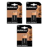 Duracell Pil Basic 9 Volt Tekli 3 Paket