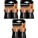 Duracell Pil Basic D Boy 2'li 3 Paket