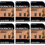 Duracell Pil Özel Alkalin MN21 12 Volt 2'li Paket 6 Paket