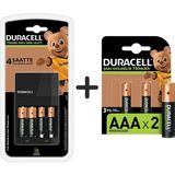 Duracell Şarj Cihazı ve 2 Adet 750 mAh AAA Şarj Edilebilir Pil 1,2 V Ni-Mh Kapasite 50003941184618 - 2'li