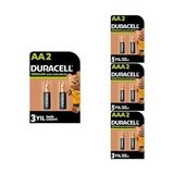 Duracell Şarj Edilebilir Aa 1300 Mah 2'li + Aa 2500 Mah 2'li Kalem Piller + Şarj Edilebilir Aaa 750 Mah 2'li+ Aaa 900 Mah Ince Kalem Piller, 2'LI(2X1300 Aa +2X2500 AA+2X750 Aaa + 2X900 Aaa)