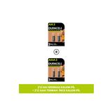 Duracell Şarj Edilebilir AA 1300 mAh, 2'li + Duracell Şarj Edilebilir AAA 750 mAh Pil, 2'li Paket