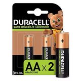 Duracell Şarj Edilebilir Aa 1300Mah Piller 2 Adet Paket