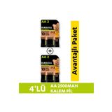 Duracell Şarj Edilebilir Aa 2500Mah Piller 4'Lü Paket
