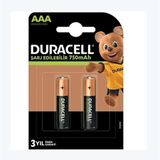 Duracell Şarjlı 750 Ma İnce Aaa Pil 2'Li
