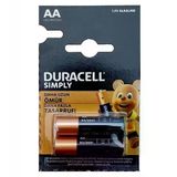 Duracell Simply 1.5V Alkaline AA Kalem Pil 2'li Paket
