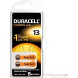 Duracell Uygunayakala Duracell 13 Numara 6 Lı Işitme Cihazı Pili
