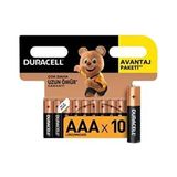 Duracell Uzun Ömürlü AAA Tipi 10'lu İnce Kalem Pil Yüksek Performans ve Güvenilirlik