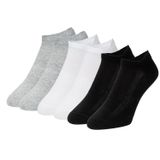DuraSocks Erkek-Kadın Uniseks Athletic Çorap, Antibakteriyel, Çekmez, Kaymaz, Burun Dikişsiz, 6 Çift Çorap (2xSiyah 2xBeyaz 2xGri, 43-46)