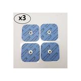 Durastick Çıtçıtlı Tens Elektrot Pedi 5 X 5 Cm 4'Lü 3 Paket