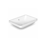 Duratiles Dura Bagno Tezgah Altı Kare Gömme Lavabo 50x38 cm, Beyaz | 5930