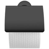 Duravit 0099404600 Starck Kapaklı Mat Siyah T Tuvalet Kağıtlığı