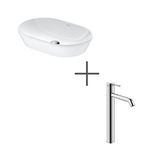 Duravit D-Neo 60 cm Çanak Lavabo Beyaz ve C.1 Lavabo Bataryası Xl