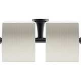 Duravit Kağıt rulo tutucu Starck T, 2 rulo için, duvara montaj, siyah mat