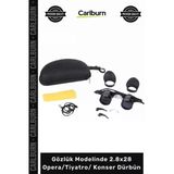 #Dürbün Profesyonel Eller Serbest Yakınlaştırıcı Gözlük Modelinde 28X28 Opera/Tiyatro/Konser Dürbün