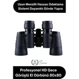 #Dürbün Profesyonel Hd Gece Görüşlü El Dürbünü 80X80 Uzun Menzilli Avcılık Kamp Doğa Kuş Gözlem Teleskop Yüksek Büyütme