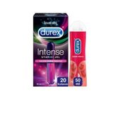 Durex 10 ml Intense Uyarıcı Jel ve 30 ml Çilek Hazzı Jel