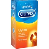 Durex 12'li Uyum Kayganlaştırıcılı Prezervatif