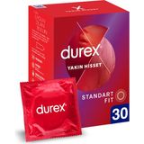 Durex 30'lu İnce ve Ekstra Hassas Prezervatif - Yakın Hisset