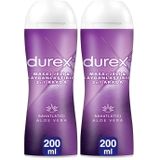 Durex Aloe Vera Özlü Play Kayganlaştırıcı & Masaj Jeli (1 x 200 ml) (2 paketi)