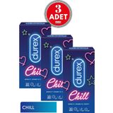 Durex Chill 10'lu Prezervatif 3 Adet