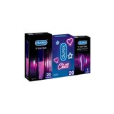 Durex Chill Prezervatif 20’li + Delight Bullet Titreşimli Vibratör +Intense Uyarıcı Jel, 10 ml