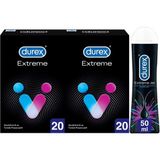 Durex Extreme 40’lı Prezervatif + Extreme Jel