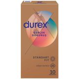 Durex Gerçek Dokunuş Prezervatif 10'lu - Gold Ambalaj