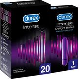 Durex Intense Prezervatif 20' li + Durex Intense Vibe Bullet Titreşimli Vibratör