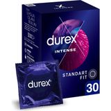 Durex Intense Prezervatif 30 Adet Ekstra Uyarıcı Jelli Tırtıklı ve Kabartmalı