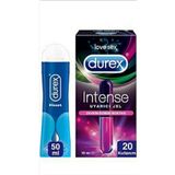 Durex Intense Uyarıcı Tahrik Edici +Play Hisset Kayganlaştırıcılı Jel