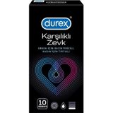 Durex Karşılıklı Zevk ve Tırtıklı Prezervatif 10'lu