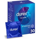 Durex Klasik 30'lu Prezervatifler Aile Planlaması İçin Güvenilir Koruma Klasik Aroma