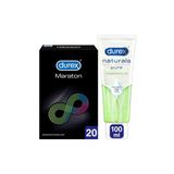 Durex Maraton 20li + Naturals Kayganlaştırıcı Jel Avantaj Paketi