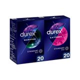 Durex Maraton Prezervatif 20'li + Extreme Prezervatif 20'li