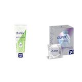 Durex Naturals Pure Kayganlaştırıcı Jel 100 ml 1 x 100 ml ve Durex Yok Ötesi Ultra Kaygan İnce Prezervatif 30'lu, 100 ML + 30'lu, Naturals Kayganlaştırıcı + Ultra Kaygan İnce Prezervatif